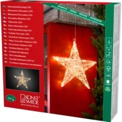Konstsmide LED-Acryl Stern 24 Dioden Warmweiß -Konstsmide Verkäufe 8 1533 Dekoration Innen 01