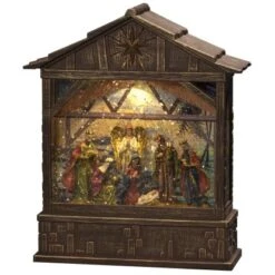 Konstsmide LED Weihnachtskrippe Mit 5 H-Timer