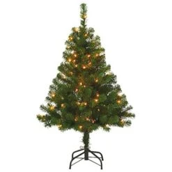 Künstlicher Weihnachtsbaum 120 Cm Mit Beleuchtung