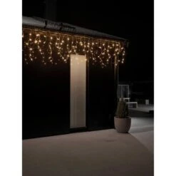 Konstsmide LED Lichtervorhang Eisregen 96 Bernsteinfarbene LEDs Innen Und Außen -Konstsmide Verkäufe eisregen lichtervorhang 3